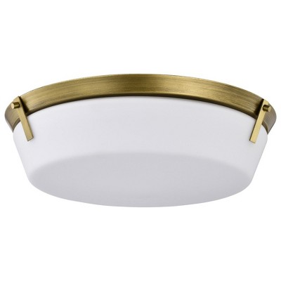 Nuvo Lighting Rowen 4 - Light Flush Mount in  Natural Brass