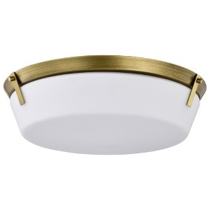 Nuvo Lighting Rowen 4 - Light Flush Mount in  Natural Brass - 1 of 1