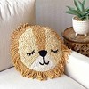 Crane Baby Embroidered Round Throw Pillow - Kendi Lion - 2 of 4