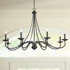 Minka Lavery Sand Coal Gold Chandelier 46" Wide French 8-Light Fixture for Dining Room House Foyer Kitchen Entryway Living Bedroom - 2 of 3