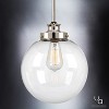 Urban Ambiance Luxury Vintage Pendant,  12-3/4"H x 9-3/4"W,  Polished Nickel Finish, UHP2642 - 3 of 4