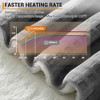 Electric Blanket, Waffle Heated Throw, Machine Washable, 5 Heating Levels, 4 Hours Auto Off, Grey, 50 x 60inch - 3 of 4