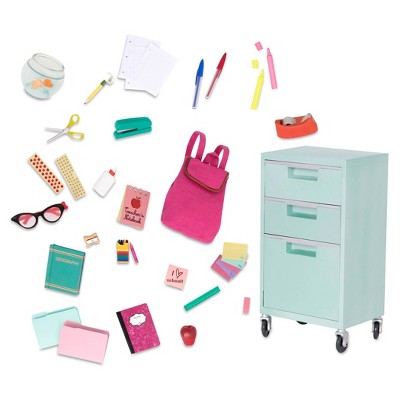 American girl teacher store set