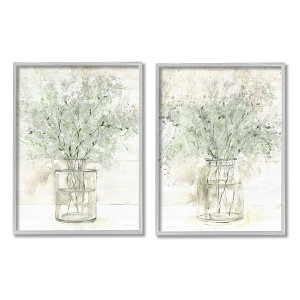 Stupell Industries Country Florals Delicate Blooming Bouquet, 16" x 20" (Set of 2) - 1 of 4