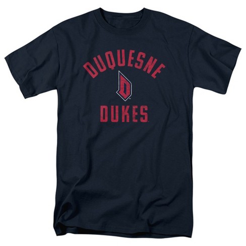 Duquesne University Official Duquesne Dukes Logo Adult T-shirt, Navy ...