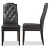 Set of 2 Dylin Modern and Contemporary Faux Leather Dining Chairs - Baxton Studio - image 2 of 4