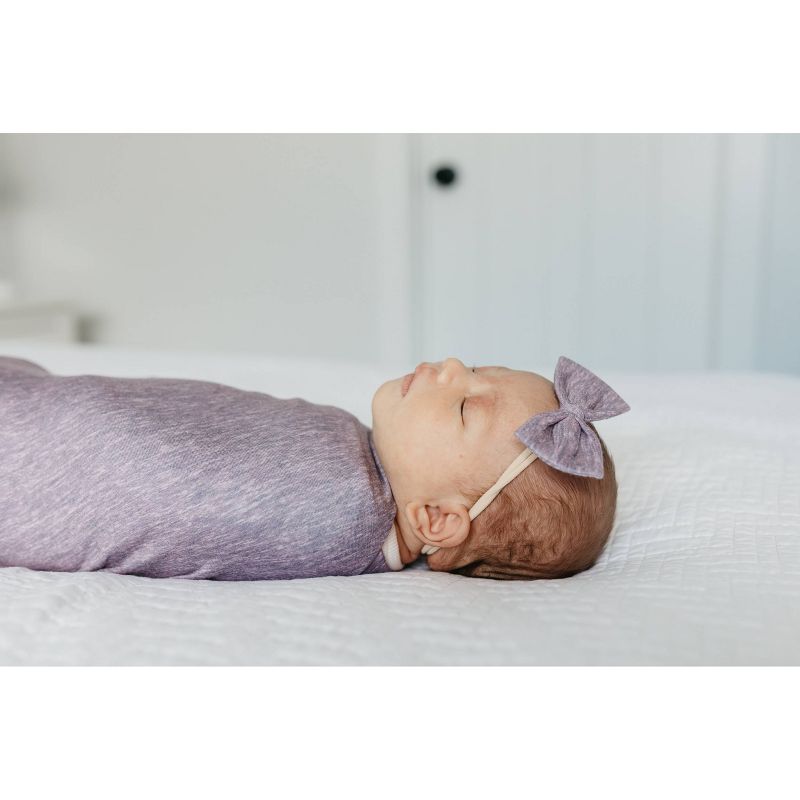 Copper Pearl Bloom Knit Swaddle Blanket, 5 of 7