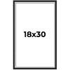 PosterPalooza | Flat Silver Picture Frame - UV Acrylic, Foam Board Backing, Hanging Hardware - 2 of 4