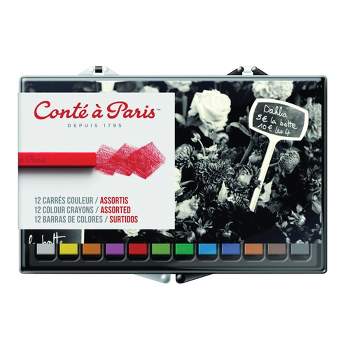 Conte Crayon Packs, White 2B (2/PKg.) - 079946023558