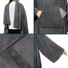 PAVILIA Fleece Wearable Blanket with Sleeves, Warm Cozy Soft Functional Lightweight Sleeved Throw Adults Men Women - 3 of 4