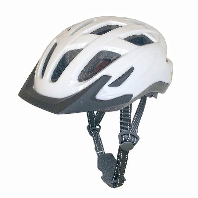 white bicycle helmet