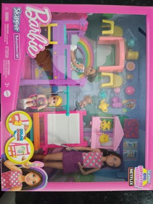 Barbie Skipper Babysitters Inc. Ultimate Daycare Playset with 3 Dolls,  Furniture & 15+ Accessories
