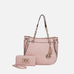 MKF Collection Lina Woman’s Tote Bag and Wallet set by Mia K - 1 of 4