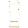 Cesicia 23.6 x 11 x 64.1" Coat Racks solid wood hanger for Living Room, easy to assemble - 2 of 4