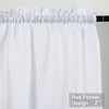 Waffle Weave Textured Solid Curtains for Bathroom Kitchen Cafe - 2 of 4