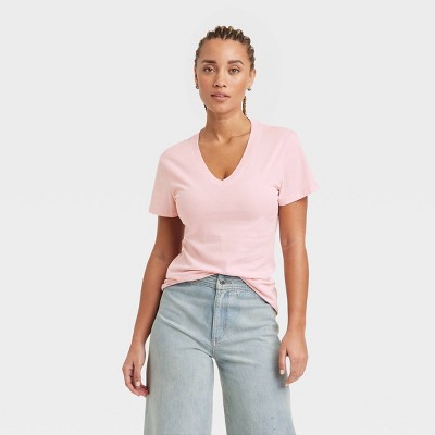Women's Short Sleeve V-Neck T-Shirt - Universal Thread™