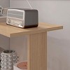 INFURNIC Desks L Shaped Corner Desk with 360 Degree Rotating Design Storage Shelves and Spacious Top, Brown, 47.25"*43.25"*29.25" - 3 of 4