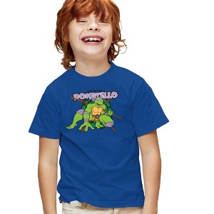 Teenage Mutant Ninja Turtlesdonatello Does Machines Kids T Shirt For Youth, Royal - 1 of 4