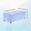 Unique Bargains Stretchy Soft Comfortable Rectangular Foot Stool Cover - 2 of 4