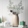 4pc Christmas Pick Set 2 Flocked Cedar 2 Flocked Spruce - Wondershop™ - 2 of 4