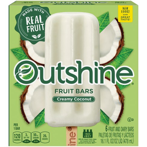 Outshine Coconut Frozen Fruit Bar - 6ct - image 1 of 4