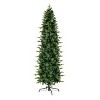 7.5' Prelit Pencil Slim Hinged Feel Real Prancer Fir Artificial Christmas Tree Clear Lights - National Tree Company - 4 of 4