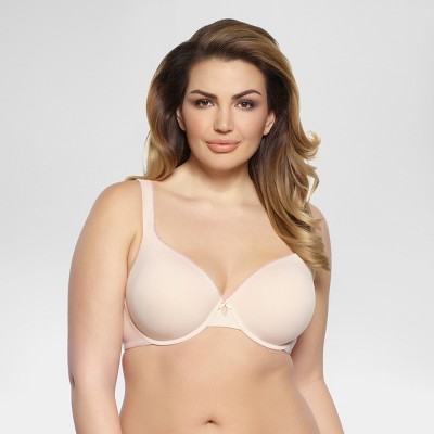 Paramour Women's Gorgeous Memory Foam Contour Bra - Dark Taupe 42C