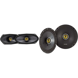 Kicker 46CSC674 CS-Series CSC67 6.75-Inch (165mm) Coaxial Speakers w/ 50CSC4104 4x10" Coaxial Bundle - 1 of 4