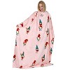 Catalonia Women Men Funny Printed Wearable Blanket Long Robe, Soft Fleece Mink Micro Plush Wrap Snuggie Blanket for Adult, Cozy Gift for Woman Man - 2 of 4