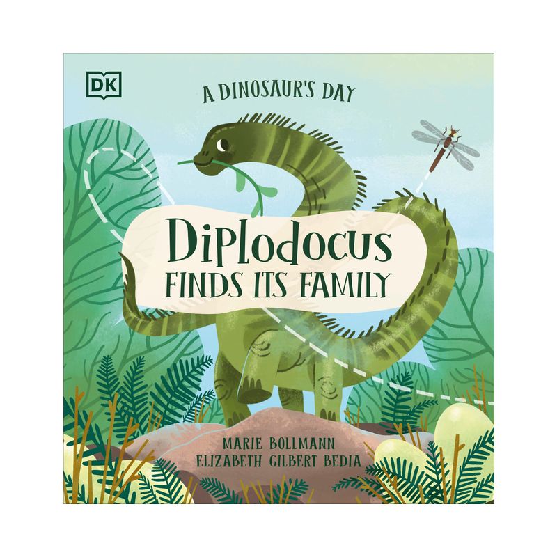 A Dinosaur's Day: Diplodocus Finds Its Family - by  Elizabeth Gilbert Bedia (Hardcover), 1 of 2