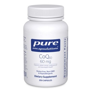 Pure Encapsulations CoQ10 60 mg - for Energy, Antioxidants, Brain and Cellular Health, Cognition, and Cardiovascular Support* - 1 of 4