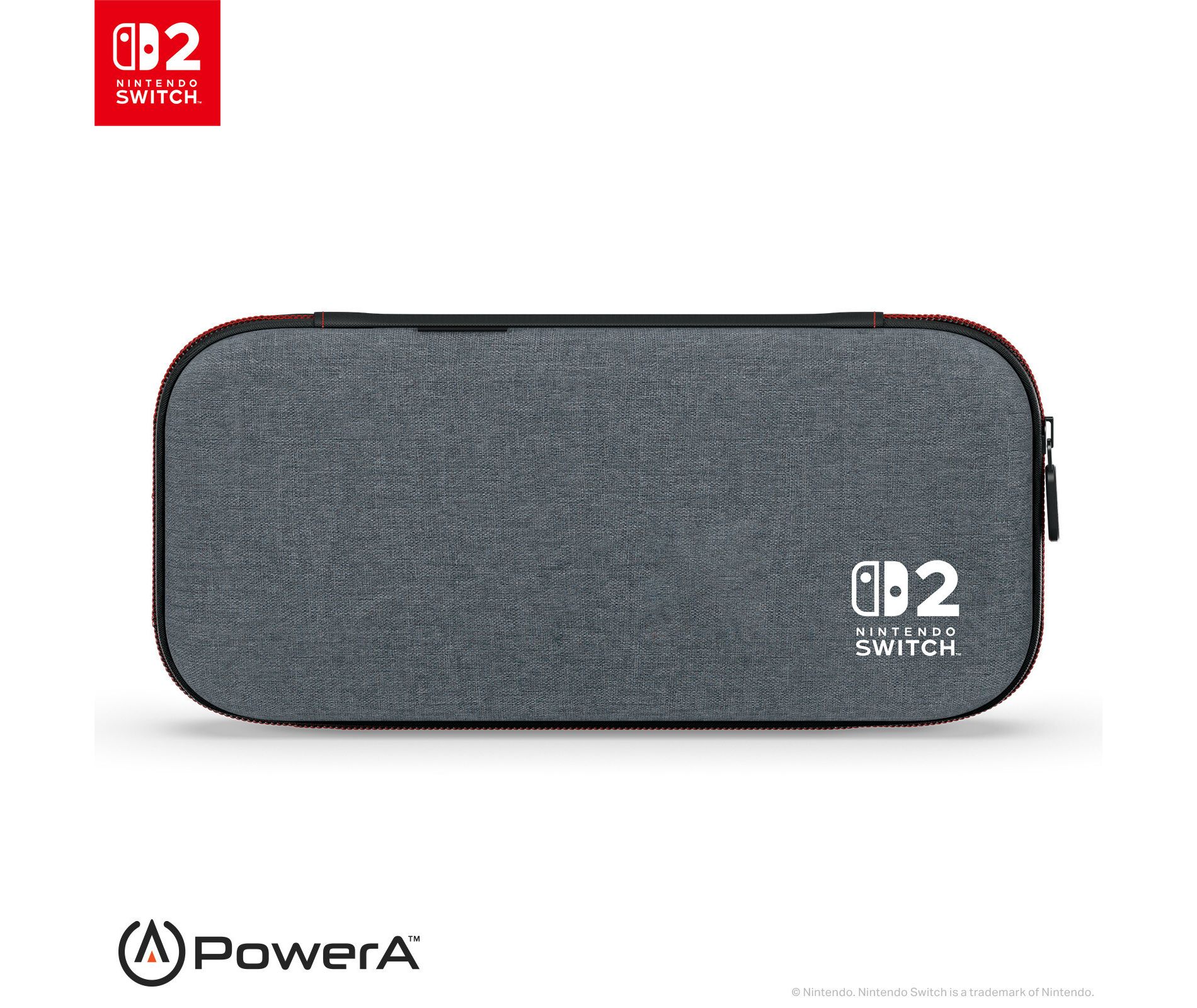 Slim Case for Nintendo Switch 2 - Dark Heather Gray: PowerA USB Console Cover