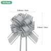 Unique Bargains Plastic Durable Glossy Waterproof Ribbon Large Pull Bow 10 Pcs - 3 of 4