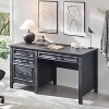 SinCiDo Home Desk,53" Wide Desk in the Farmhouse,Adjustable Filing Cabinet A4/ Letter /F4/Lega,3 Drawers, Desk for Study and Bedroom - 2 of 4
