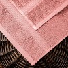 Luxury Cotton Heavyweight Ultra-Plush Bath Towel Set of 2 by Blue Nile Mills - 3 of 4