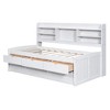 PAGED Twin Size Platform Bed Modern Wooden Bed Frame with Trundle, Open Shelves and Storage Drawers for Bedroom - 4 of 4