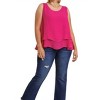 Women's Sleeveless Layered Top - umgee - 2 of 3