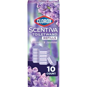 Scentiva Lavender & Jasmine ToiletWand Pad Cleaner Refills - 10ct - 1 of 4