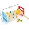 Hape: Rainbow Pounder - Wooden Hammering Bench Toy, 18mo+ - 4 of 4