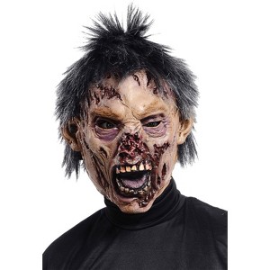 Seasonal Visions Adult Scary Zombie Costume Mask - 14 in. - Beige - 1 of 1