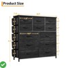Dresser for Bedroom,Fabric Storage Tower w/ 12 Drawers Storage Drawers Fabric Storage Tower Chest of Drawers - 3 of 4