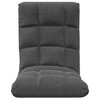 vidaXL Folding Floor Chair Dark Gray, Fabric - 3 of 4