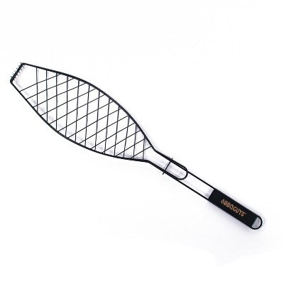 BBQGuys Signature Non-Stick Fish Grill Basket - BBQ-FB