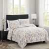 RT Designers Collection Melrose Mystic 3-Pieces Elegant Stitched Quilt Set OB Multicolor - 2 of 4