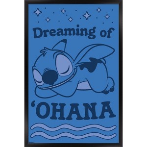 Trends International Disney Lilo and Stitch: Sleep Trends - Dreaming Of 'Ohana Framed Wall Poster Prints - 1 of 4