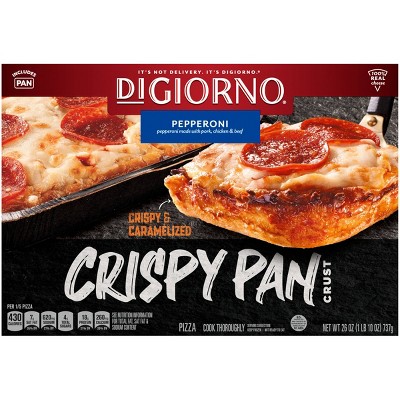 DiGiorno Crispy Pan Pepperoni Frozen Pizza - 26oz