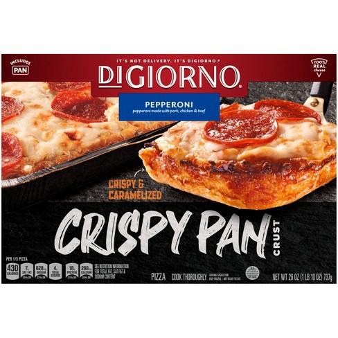 Digiorno Crispy Pan Pepperoni Frozen Pizza 26oz Target