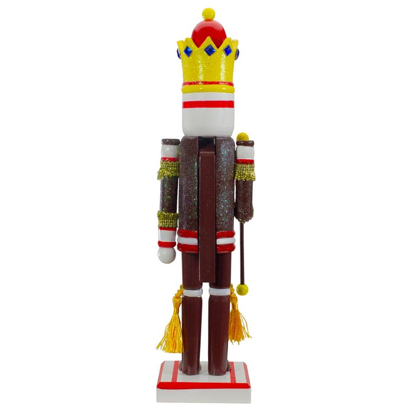 Northlight 14" Tootsie Roll Wooden Christmas Nutcracker Figure with Scepter, 4 of 5