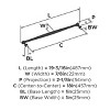 Amerock Enlivity Appliance Pull for Large Panels and Oversized Cabinets - 3 of 4