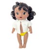 Doll Clothes Superstore Hand-Knit White Sweater for Baby Alive & Small Baby Dolls - 3 of 4